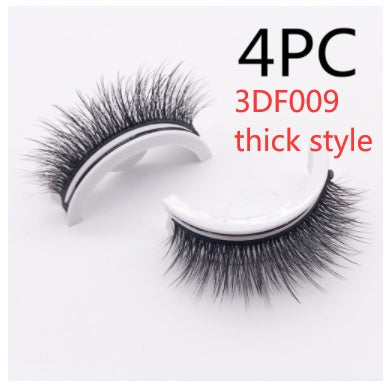 Reusable 3D Mink Lashes Natural False Eyelashes Self Adhesive Fake Glue Free Makeup Eyelash Extension Silk Reusable 3D Mink Lashes Natural False Eyelashes Self Adhesive Fake Glue Free Makeup Eyelash Extension Silk
